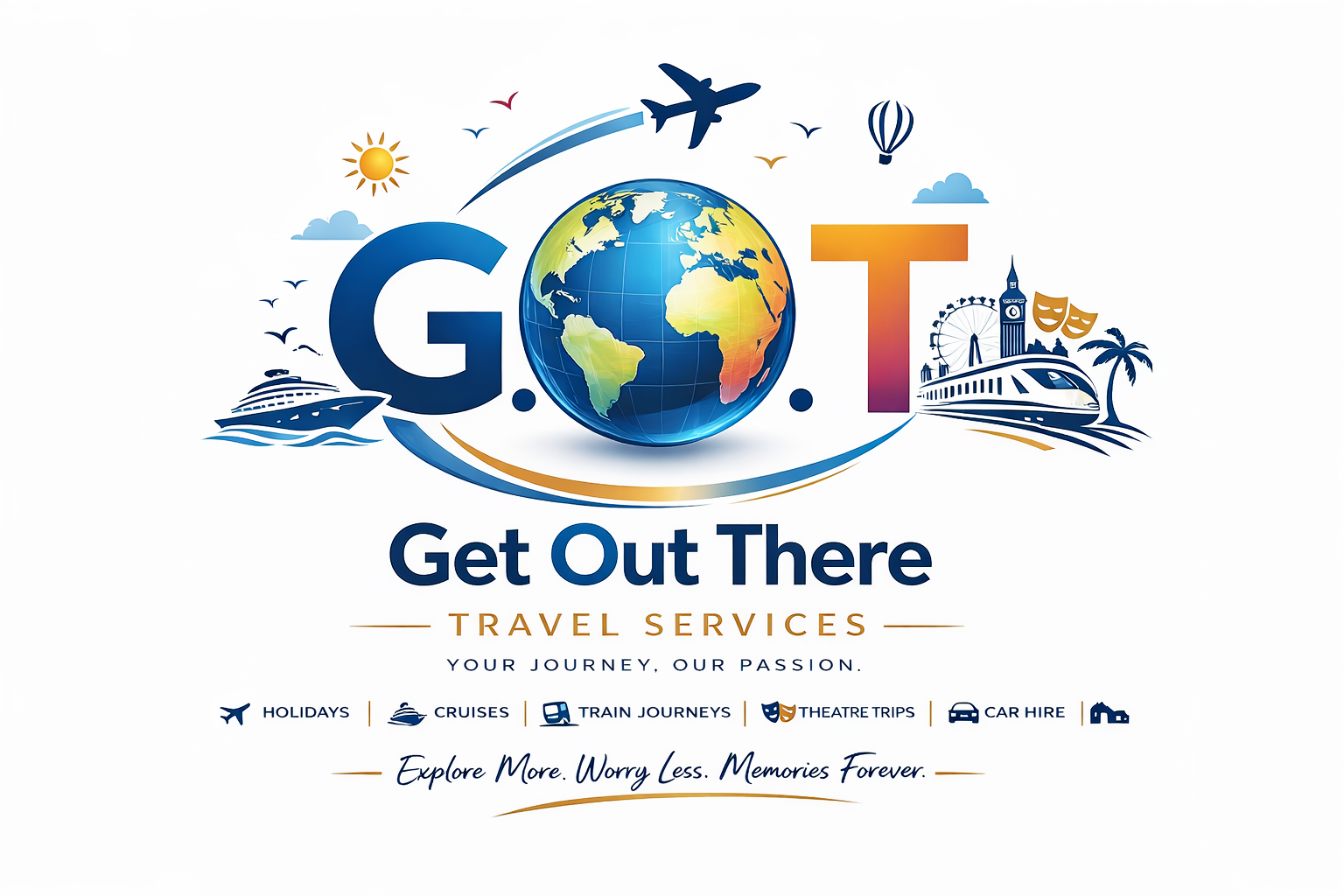 Get Out There Travel Services Logo